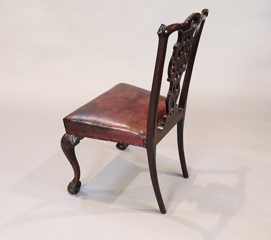 Six Chippendale Mahogany Chairs