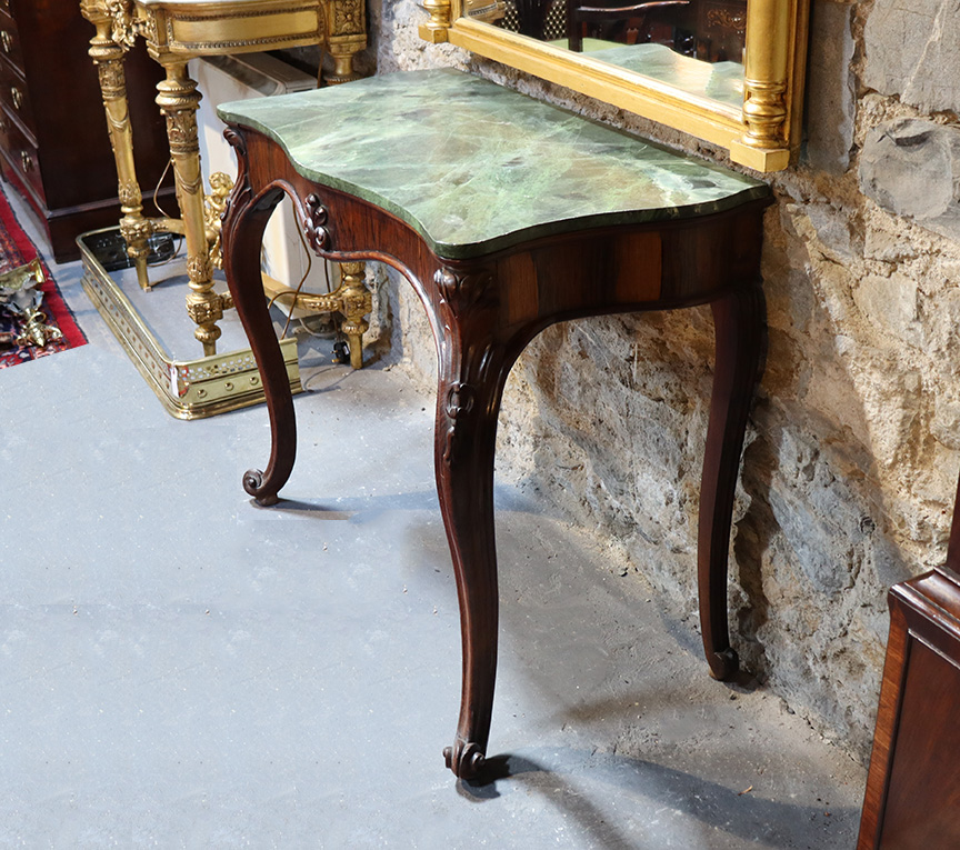 19th Century Rosewood Console Table