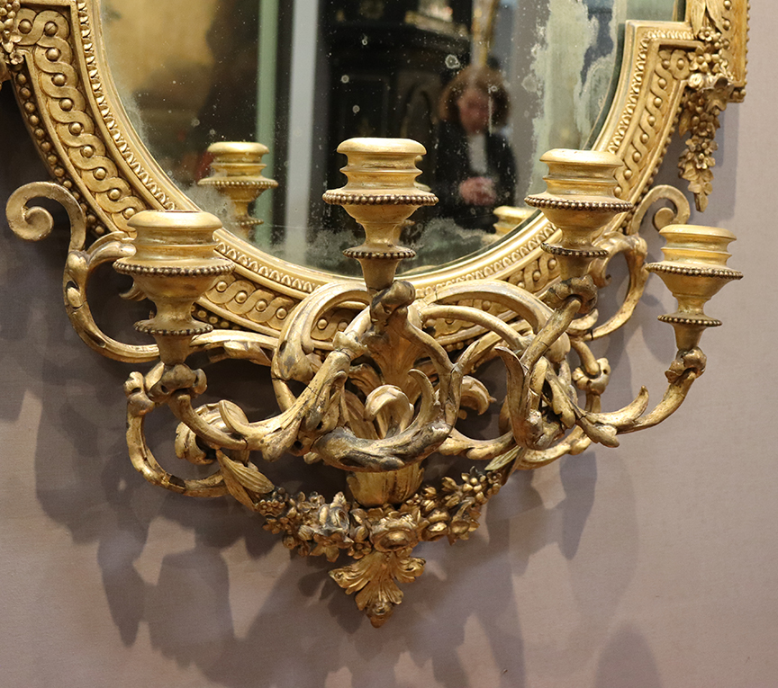 Pair of Victorian Girandole Pier Mirrors