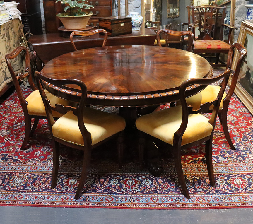 Set of Six William IV Rosewood Chairs