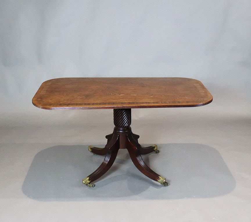 George IV Goncalo Alves and Rosewood Table